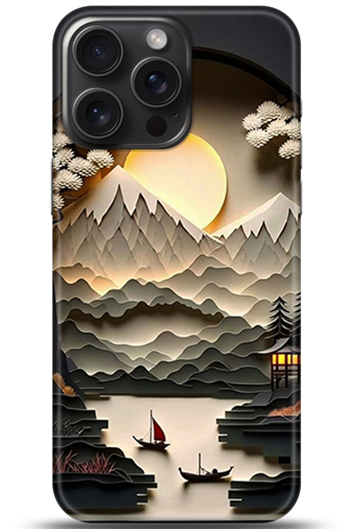 Apple iPhone 15 Pro Max Uyumlu Kılıf HD Baskılı Kılıf - Followed Institution 5354