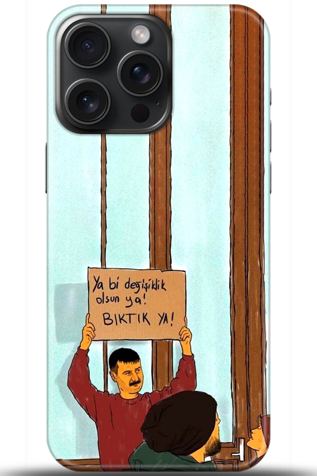 Apple iPhone 15 Pro Max Uyumlu Kılıf HD Baskılı Kılıf - Followed Institution 5594