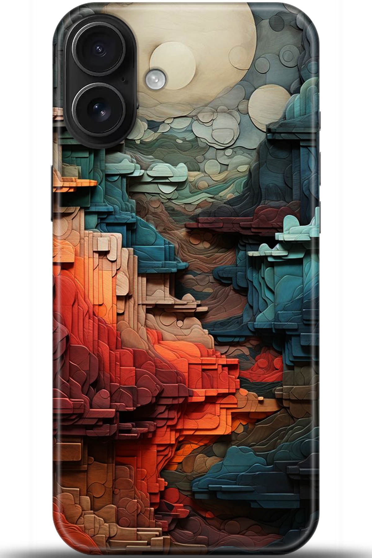 Apple iPhone 16 Uyumlu Kılıf HD Baskılı Kılıf - Followed Institution 5218