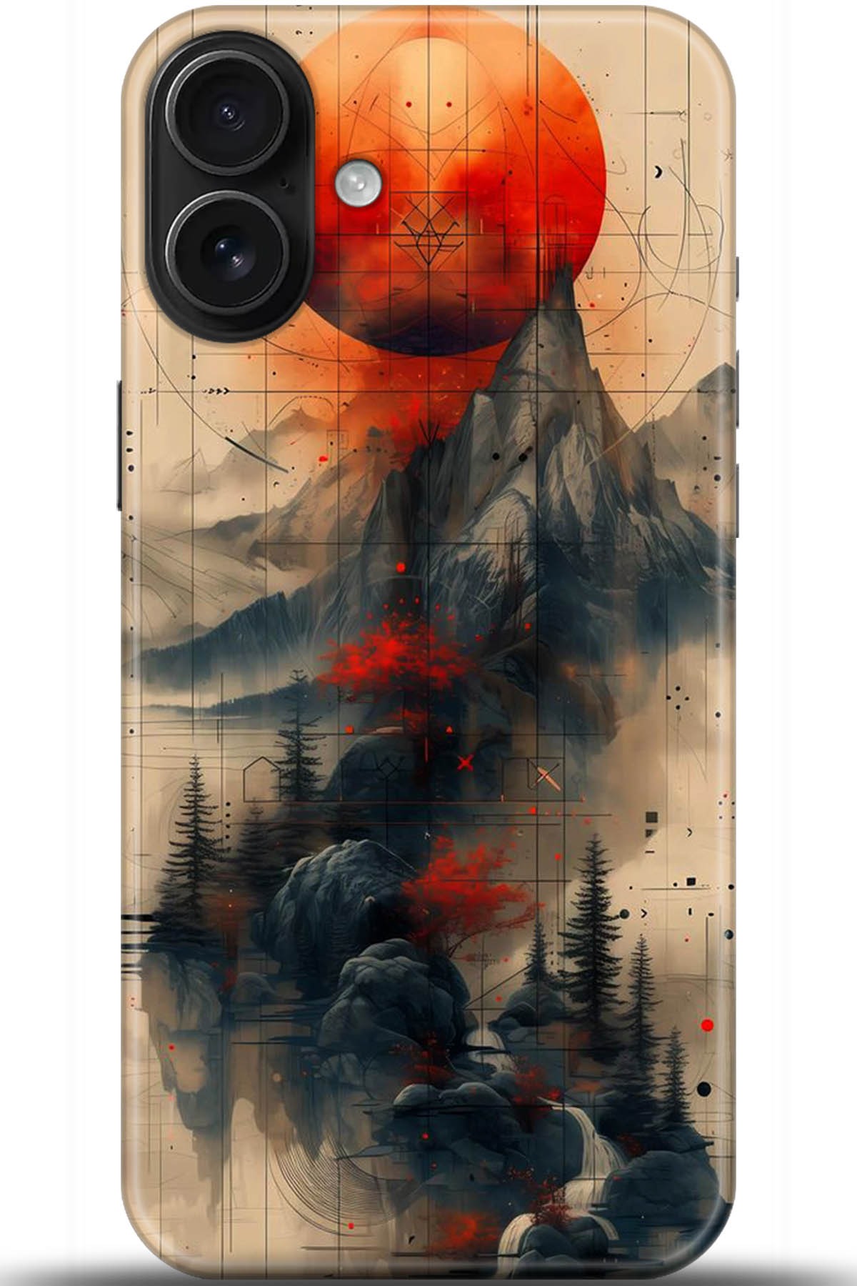 Apple iPhone 16 Uyumlu Kılıf HD Baskılı Kılıf - Followed Institution 5244