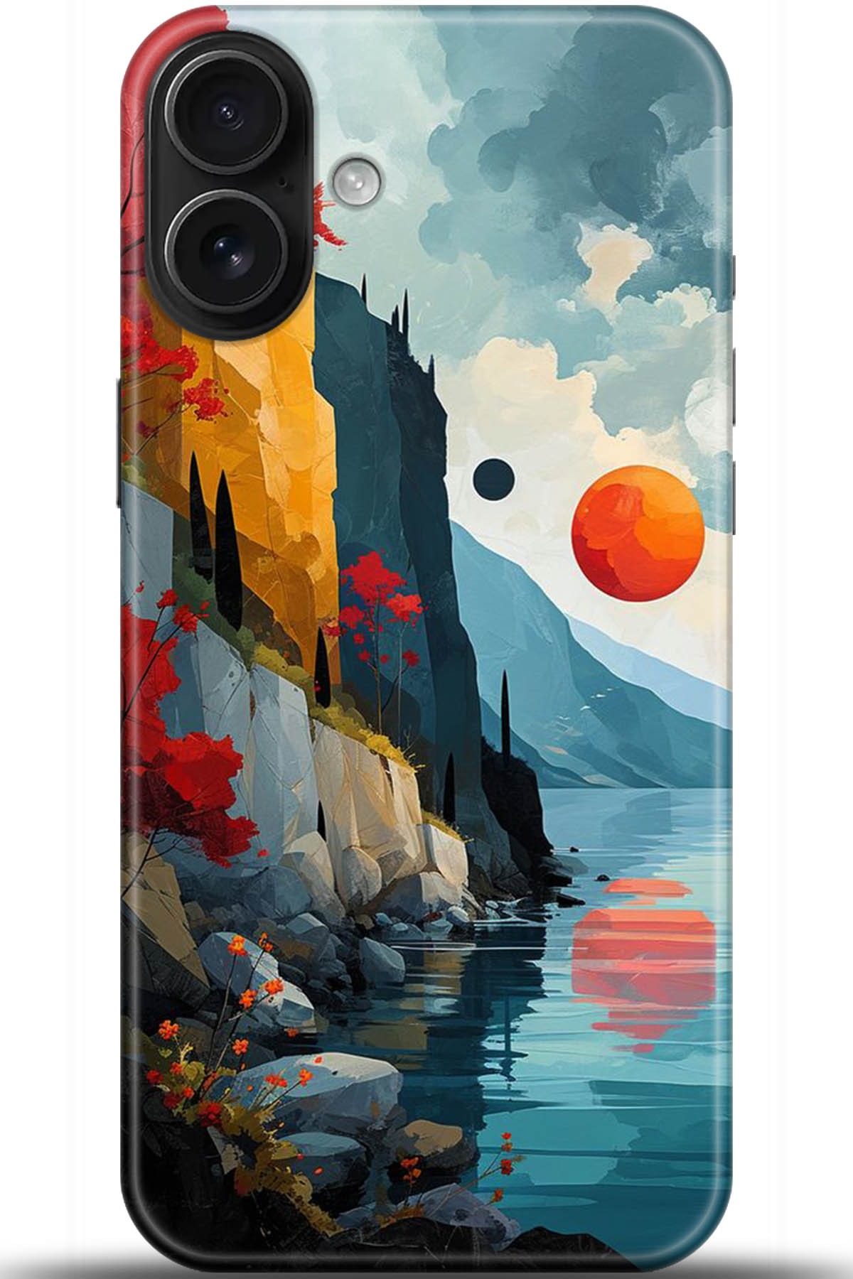 Apple iPhone 16 Uyumlu Kılıf HD Baskılı Kılıf - Followed Institution 5368