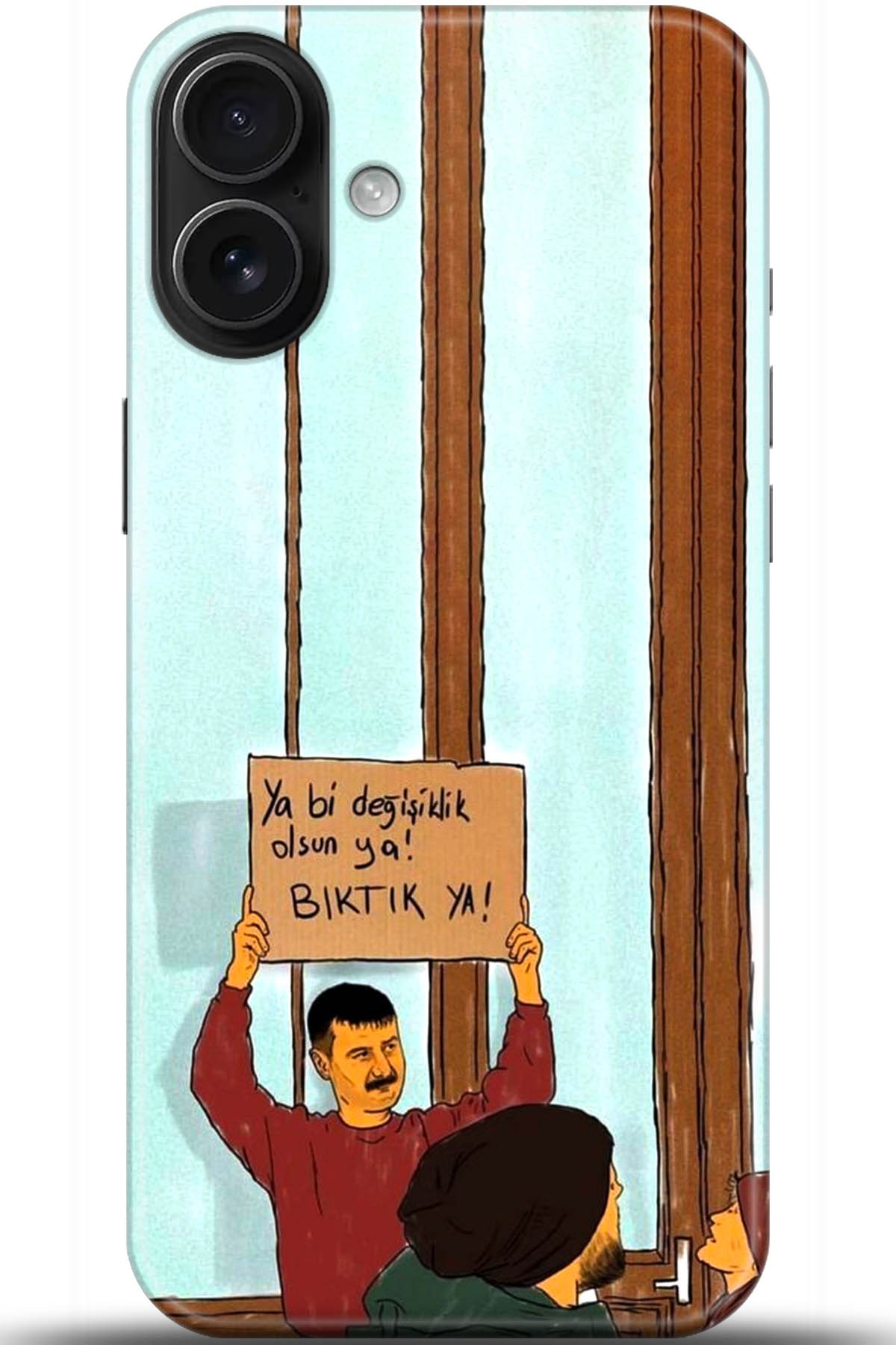 Apple iPhone 16 Uyumlu Kılıf HD Baskılı Kılıf - Followed Institution 5594