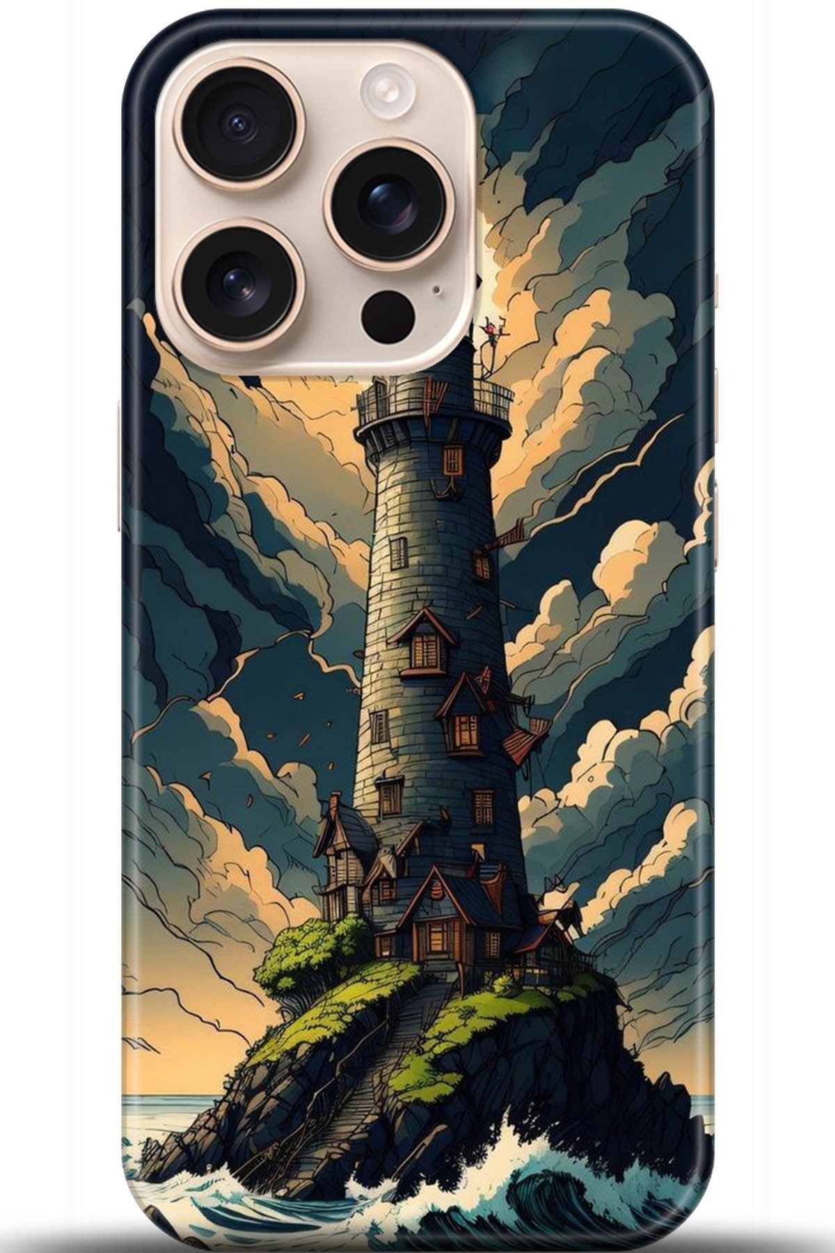 Apple iPhone 16 Pro Uyumlu Kılıf HD Baskılı Kılıf - Followed Institution 5236