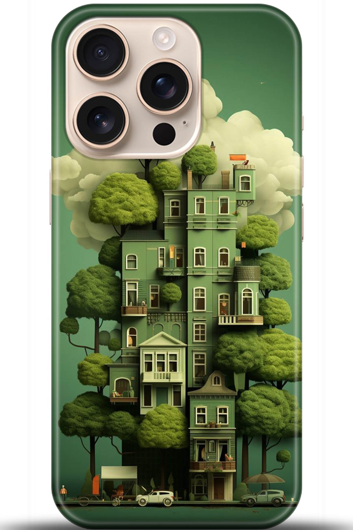 Apple iPhone 16 Pro Uyumlu Kılıf HD Baskılı Kılıf - Followed Institution 5273