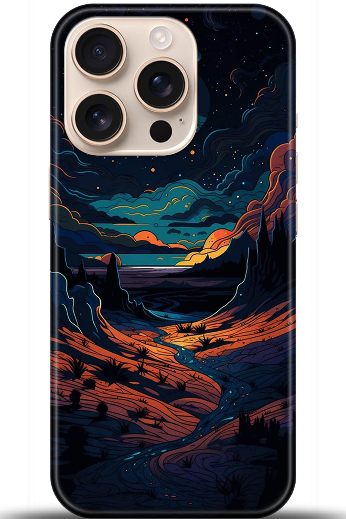 Apple iPhone 16 Pro Uyumlu Kılıf HD Baskılı Kılıf - Followed Institution 5275