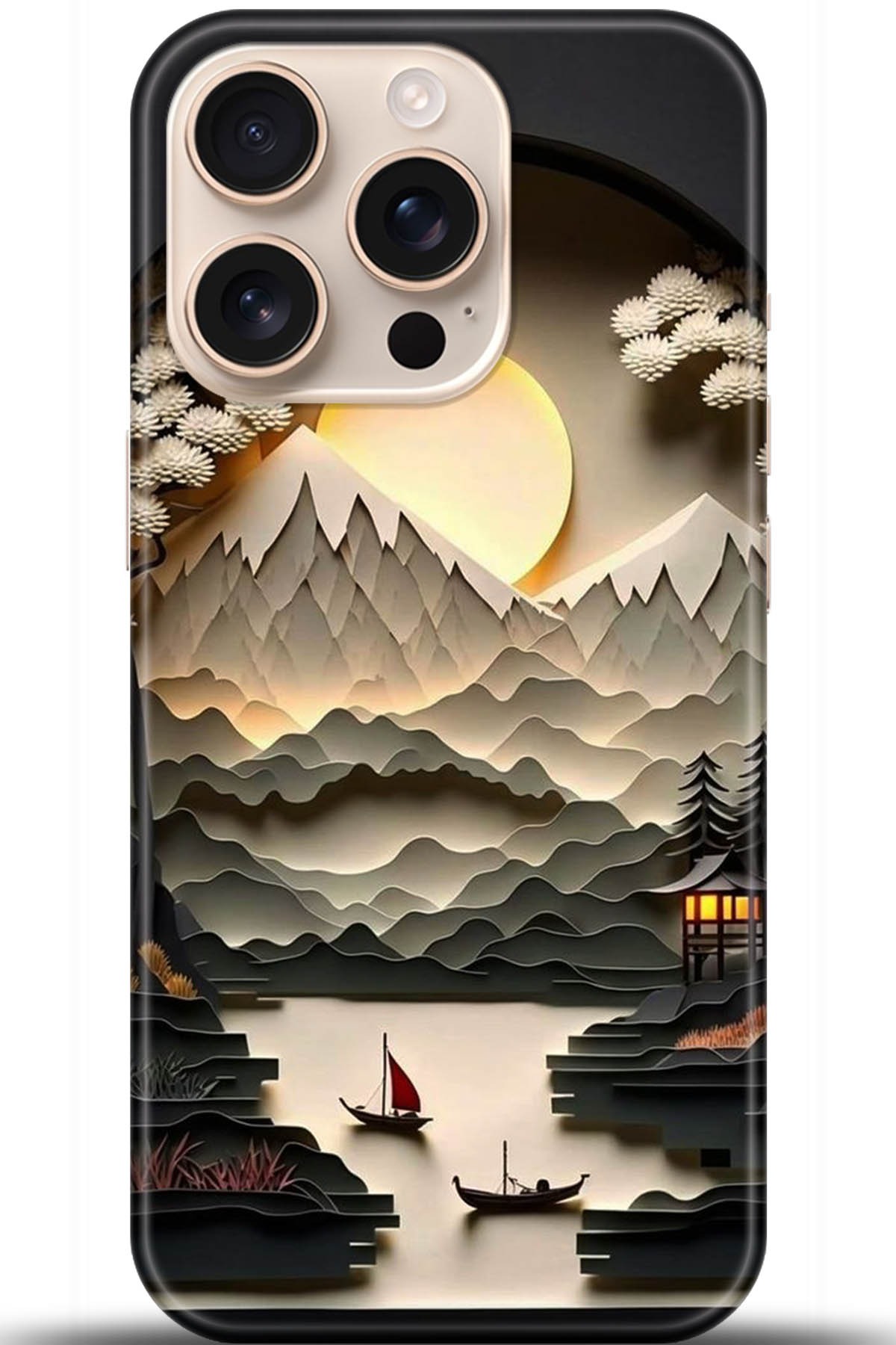 Apple iPhone 16 Pro Uyumlu Kılıf HD Baskılı Kılıf - Followed Institution 5354