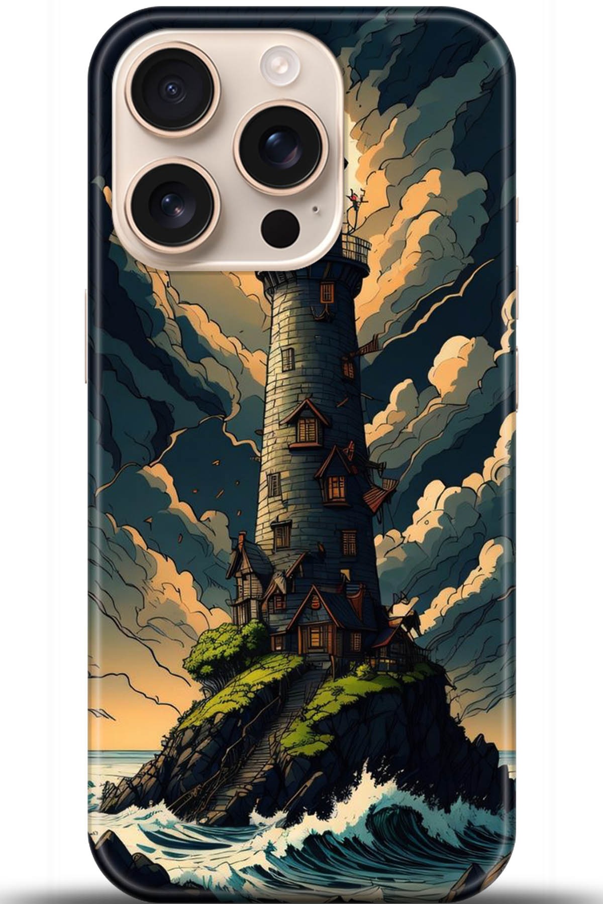 Apple iPhone 16 Pro Uyumlu Kılıf HD Baskılı Kılıf - Followed Institution 5363