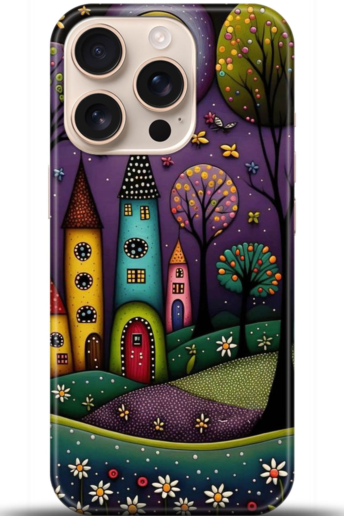 Apple iPhone 16 Pro Uyumlu Kılıf HD Baskılı Kılıf - Followed Institution 5704