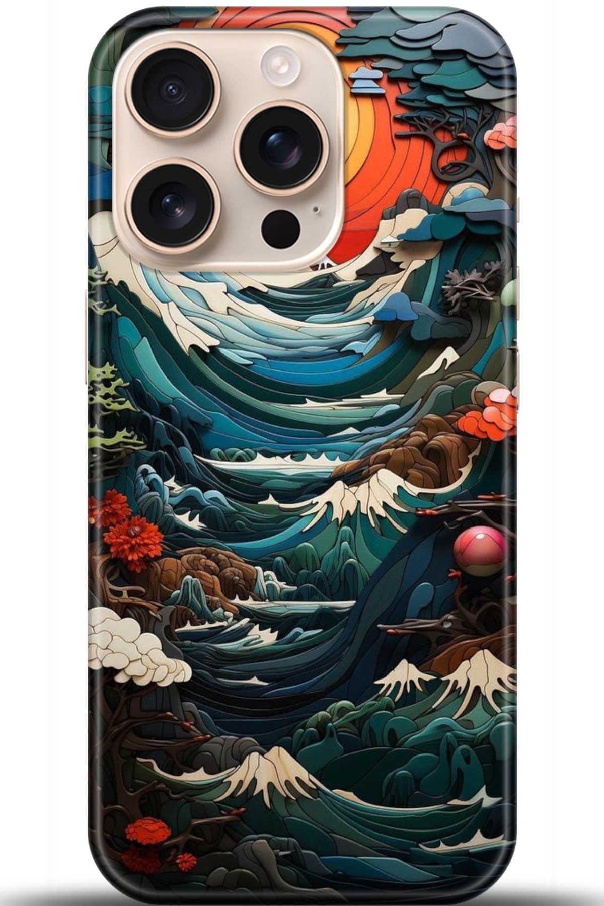 Apple iPhone 16 Pro Max Uyumlu Kılıf HD Baskılı Kılıf - Followed Institution 5009