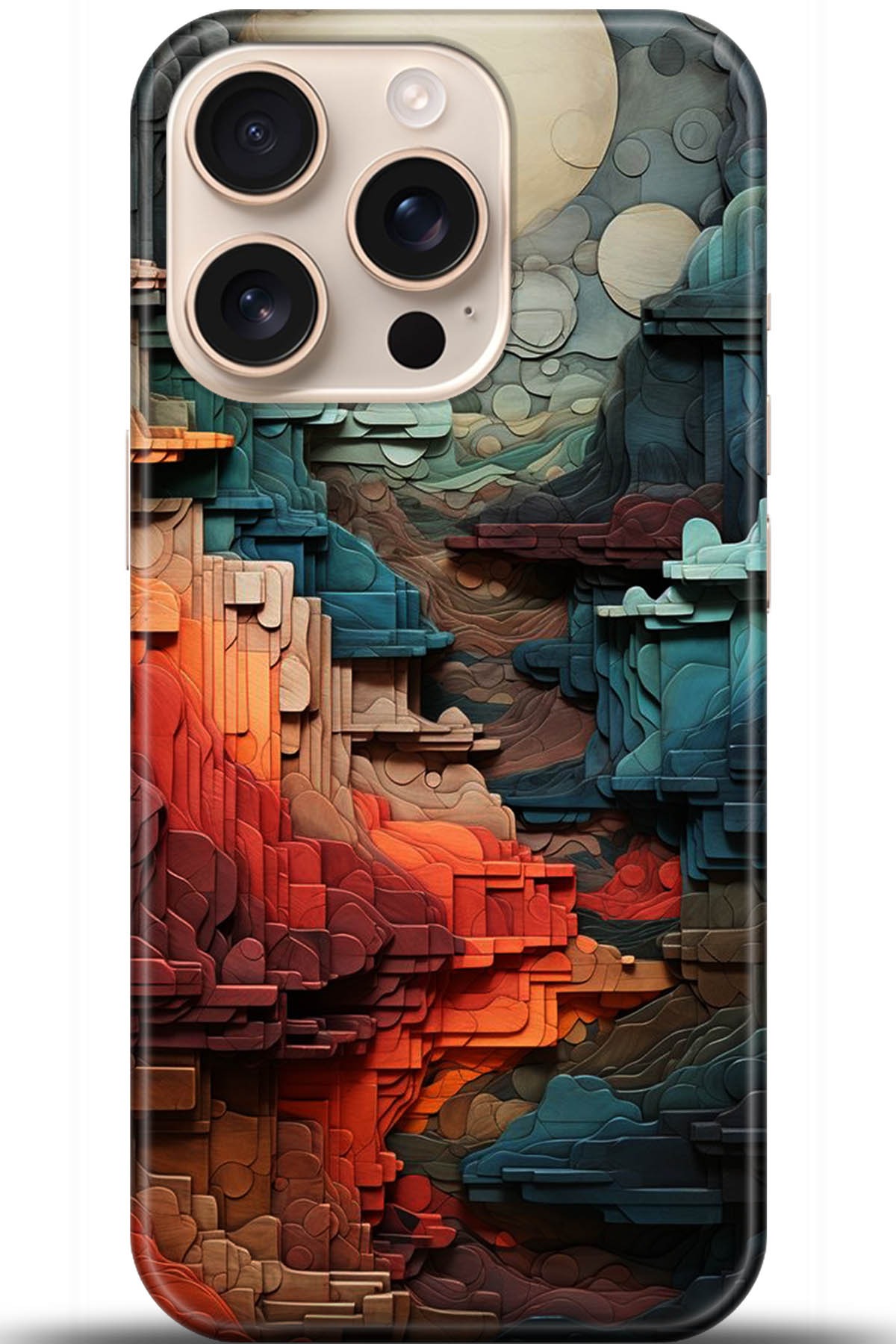 Apple iPhone 16 Pro Max Uyumlu Kılıf HD Baskılı Kılıf - Followed Institution 5218