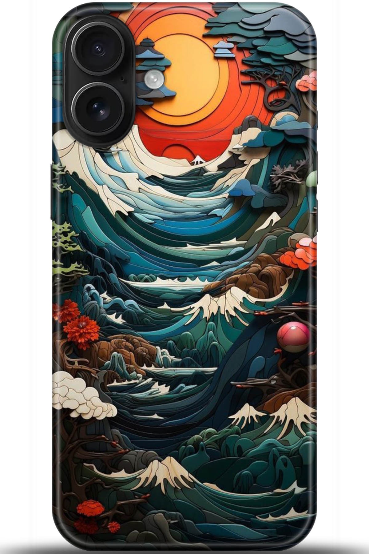 Apple iPhone 16 Plus Uyumlu Kılıf HD Baskılı Kılıf - Followed Institution 5009