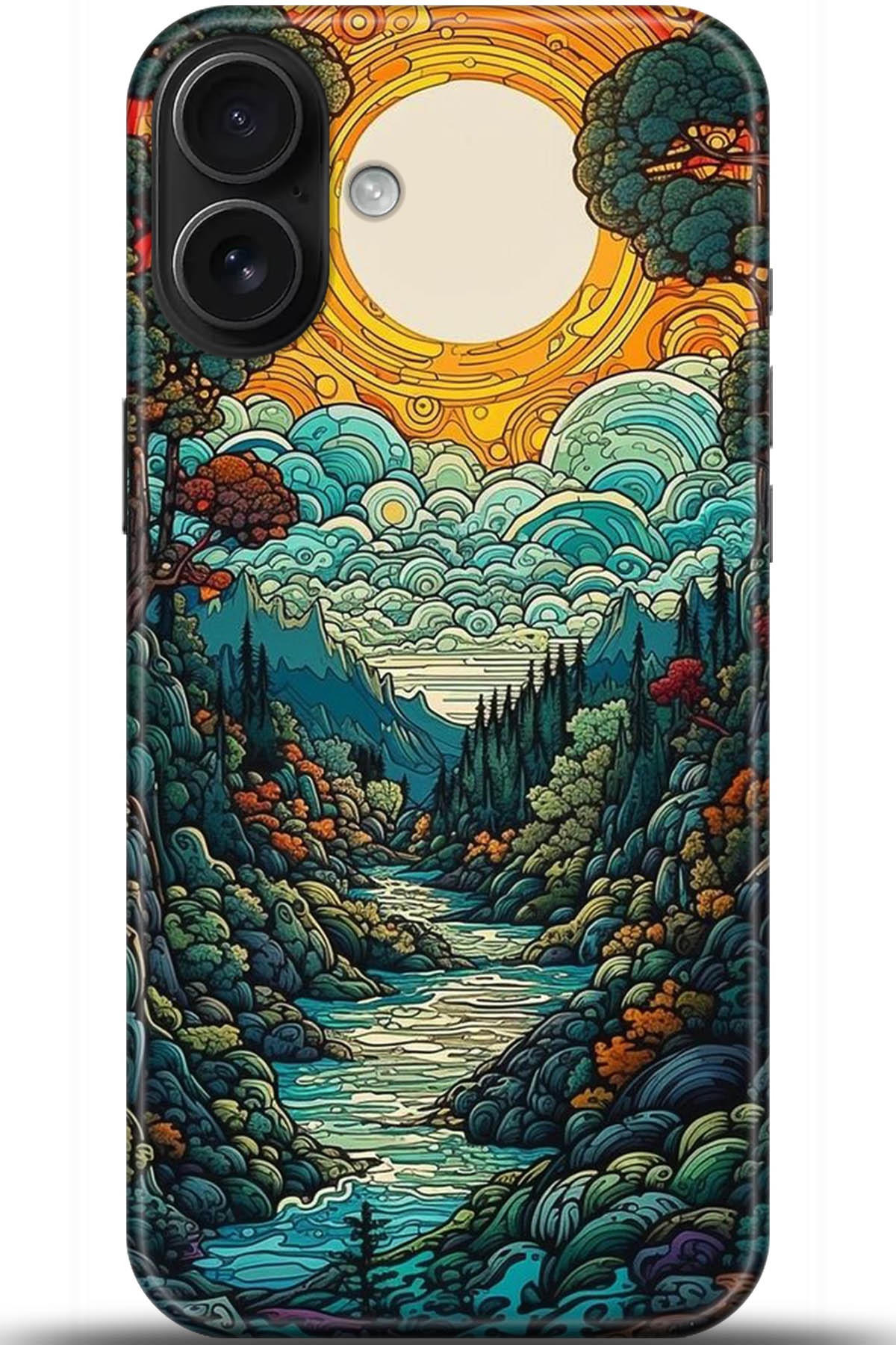 Apple iPhone 16 Plus Uyumlu Kılıf HD Baskılı Kılıf - Followed Institution 5198