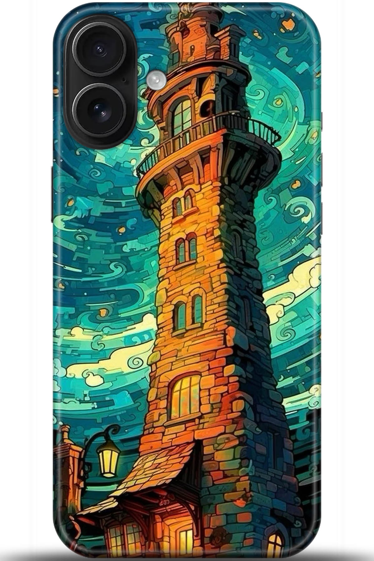 Apple iPhone 16 Plus Uyumlu Kılıf HD Baskılı Kılıf - Followed Institution 5233