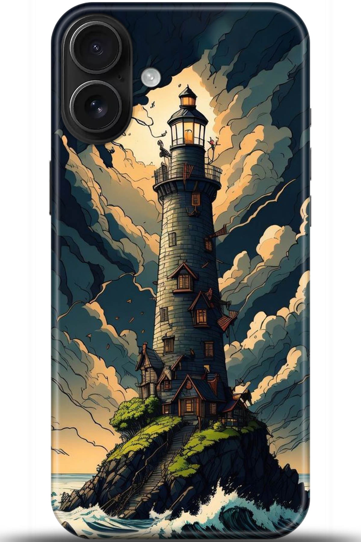 Apple iPhone 16 Plus Uyumlu Kılıf HD Baskılı Kılıf - Followed Institution 5236