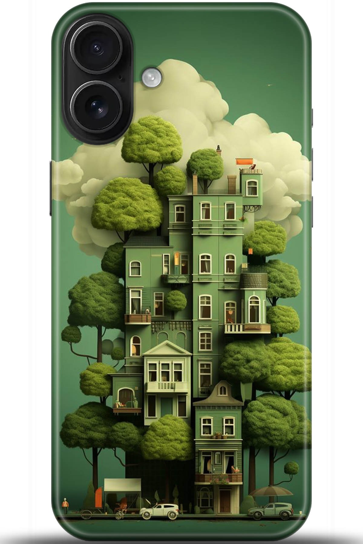 Apple iPhone 16 Plus Uyumlu Kılıf HD Baskılı Kılıf - Followed Institution 5273