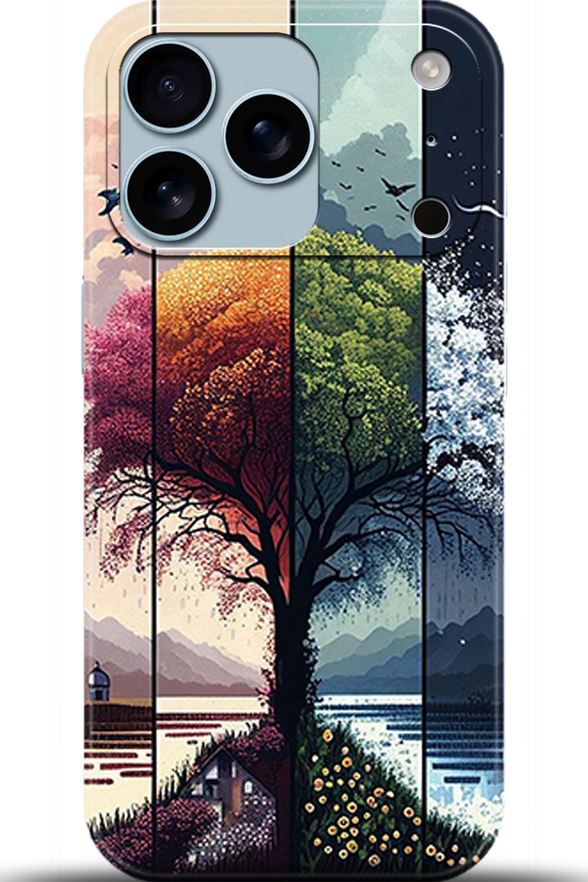 Apple iPhone 17 Pro Uyumlu Kılıf HD Baskılı Kılıf - Followed Institution 5369